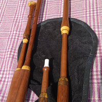 Cornemuse 16 pouces cormier, bagues buis