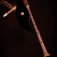 Cornemuse type Schäferpfeife, hautbois 16 pouces (SOL), 2 bourdons (SOL)