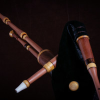 Cornemuse type Schäferpfeife, hautbois 16 pouces (SOL), 2 bourdons (SOL)