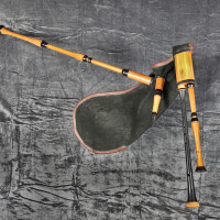 Cornemuse du centre 14 pouces, Cormier, bagues en corne